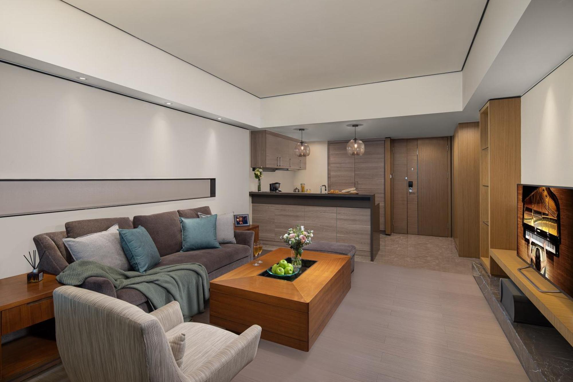 Ferienwohnung Ascott Ifc Kanton Exterior foto